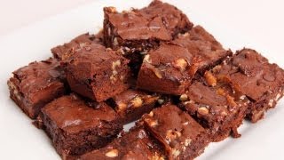 Triple Chocolate Caramel Brownies Recipe  Laura Vitale  Laura in the Kitchen Episode 333 [upl. by Avilla]