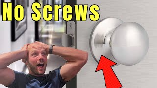 Remove a Door Handle that Doesnt Have Screws Showing [upl. by Jarrad]