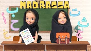 Going to ARABIC SCHOOL  MADRASSA  NAUGHTY KID in CLASS  MUSLIM BARBIE family ROLEPLAY [upl. by Danila291]