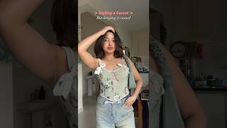 Bridgerton Core Aesthetic 🎀  Get Ready With Me  OOTD shorts corset styletips grwm styling [upl. by Niwrad]