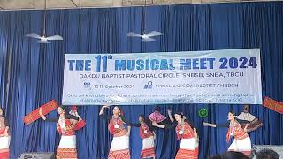 The 11 musical meet 2024 Dakdu Baptist pastoral circleSNBSBSNBATBCUMwsamungMukumu Church [upl. by Romine]