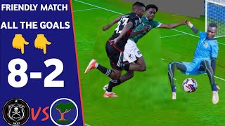 Orlando Pirates Vs Mbao FC Huge win 💥All 82 Goals  Today Club Friendly Match wow [upl. by Atterol]