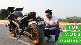 CRAZIEST MODIFICATION EVER DONE ON BAJAJ DOMINAR 400  Genuine review 2018 [upl. by Cyrillus]