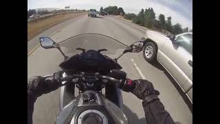 Kawasaki Ninja 650 SPEEDING HAD TO BE AT WORK [upl. by Veradia]