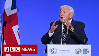 Attenborough tells COP26 conference delegates The world is looking to you  BBC News [upl. by Tihom]