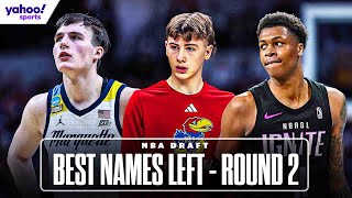 TOP available PROSPECTS for ROUND 2 of 2024 NBA Draft  Yahoo Sports [upl. by Rosabella]