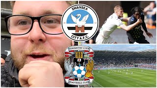 Swansea City 00 Coventry City  2000 AWAY FANS FIGHTS amp HUGE CHANCES MISSED  Match Vlog 119 [upl. by Ja]