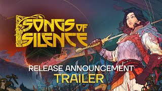 Songs of Silence  10 Release Date Trailer  Art Nouveauinspired Fantasy Strategy Game [upl. by Ennayar438]