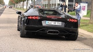 DJ Afrojacks Aventador amp LP5704 Superleggera w Akrapovic Exhaust FULL THROTTLE [upl. by Janene]