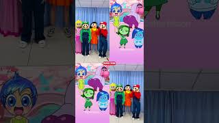 INSIDE OUT 2 SUPER MARIO amp SQUID GAME DANCE PARTY video parody of shortstoon insideout2 [upl. by Delinda]