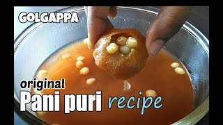 Original Pani puri recipe  पानीपूरी बनाने के सारे राज और ट्रिक्स  Golgappa [upl. by Maltz]