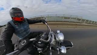 insta 360 3x pembrokeshire in wales cleddau bridge harley davidson [upl. by Ihc]