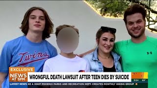 Parents sue Chandler Unified after their bullied son dies by suicide [upl. by Bertasi359]