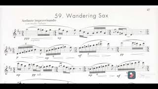 Wandering Sax ABRSM Saxophone Grade 8 [upl. by Peh621]