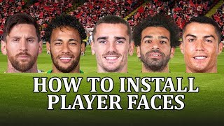 Football Manager 2019  How to install a face pack and get real player faces FM19 face pack [upl. by Santos]