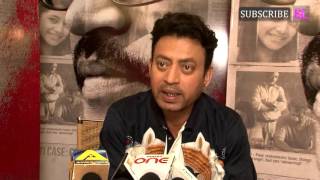 Exclusive  Irrfan Khan interview for film Talvar [upl. by Airdnaid]