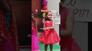 Dandiya trending shortvideoteejfastival cutebaby puja navratri love durgapuja dasahara dan [upl. by Elylrac]