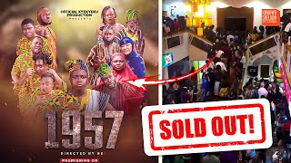 Kyekyeku’s Movie ‘1957’ Was Sold Out What A Win🇬🇭🔥🔥 [upl. by Nomelif403]