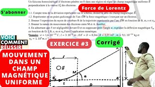 Force de LorentzDéflexion magnétique YmDéviation angulaire [upl. by Halladba441]