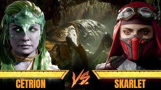 Mortal Kombat 11 Cetrion vs Skarlet  Lost Hive of the Kytinn Arena Very Hard [upl. by Edyaj953]