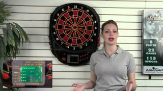 Arachnid CricketPro 425 Electronic Dartboard Item  E425ARA [upl. by Nedroj826]