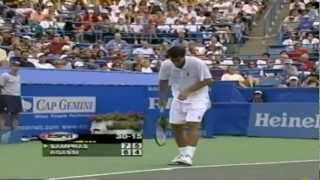 Sampras  Agassi  Cincinnati 1999  Highlights [upl. by Eelyak588]