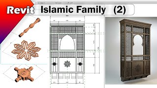 Revit Mashrbia Family P2 silent videoTutorial  ✅ [upl. by Putscher827]