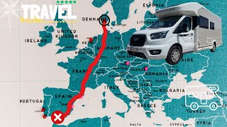 Danmark til Syd Spanien i autocamper [upl. by Eirtemed]