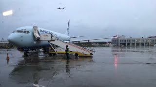 Перелет Москва VKO  Мирный А\К Алроса  Boeing 737800 [upl. by Mic732]