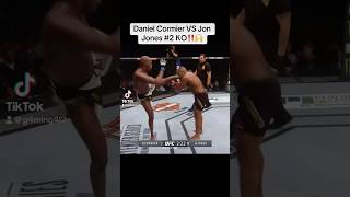 Jon Jones Vs Daniel Cormier 2 KO‼️🙌 boxing ufc miketyson jakepaul mma ufcfightnight jonjones [upl. by Ihculo]