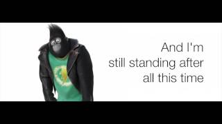 Sing  Im Still Standing Taron Egerton Lyrics [upl. by Atiraj570]