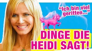 Die besten GNTM Zitate von Heidi Klum [upl. by Gratia]