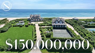 Inside a 150 Million Oceanfront Estate in Southampton New York [upl. by Isleen]