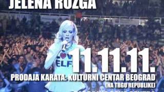 JELENA ROZGA  111111  SAVA CENTAR BEOGRAD [upl. by Gaspard]