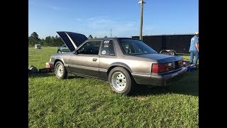 1993 Mustang 50 LX Notchback Super Secret vs quotThe Old Guysquot Budget Fox Body Drag Car [upl. by Mira]