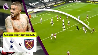 Spurs 33 West Ham  LATE HAMMERS COMBACK amp LANZINI STUNNER Premier League Highlights [upl. by Mirilla]