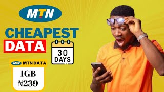 How to Buy MTN Cheap Data [upl. by Erait978]