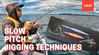 Slow Pitch Jigging Techniques  How to Jig Tutorial [upl. by Anali]