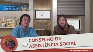 Conselho de Assistência Social  Portal do Saber [upl. by Nylkoorb]