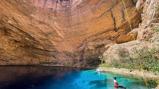 Pozo del Gavilán EL UNICO CENOTE EN NL Con agua cristalina [upl. by Damahom]