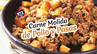 La Mejor Receta  Carne Molida de Pollo y Pasas [upl. by Resaec]