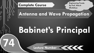 Babinets Principle in Antenna and Wave Propagation by Engineering Funda [upl. by Ahsilif768]