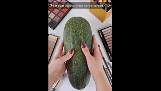 Lets get Zucchini ready for the concert🎤✨️  1 minute ASMR [upl. by Atelahs]