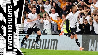 MATCH HIGHLIGHTS  Derby County Vs Oxford United [upl. by Oralie]