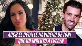 🚩¡AUCH El detalle del árbol navideño🎄 de TONI COSTA que no incluye a su novia EVELYN BELTRÁN 😵 [upl. by Heater]