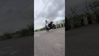 Stoppie 🔥rollingstoppie stunt stoppie bikelover bikers motovlogger youtubeshorts viralshort [upl. by Aynas]