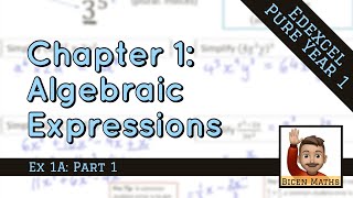 Algebraic Expressions 1 • Index Laws • P1 Ex1A • 🤖 [upl. by Harwill]