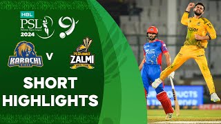 Short Highlights  Karachi Kings vs Peshawar Zalmi  Match 29  HBL PSL 9  M1Z2U [upl. by Atikel]