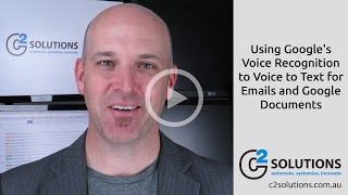 Using Googles Voice Recognition to Voice to Text for Gmails and Google Documents [upl. by Bradleigh]