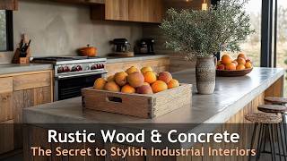 We Combined Rustic Wood and Concrete and Got AMAZING Results [upl. by Ballou101]